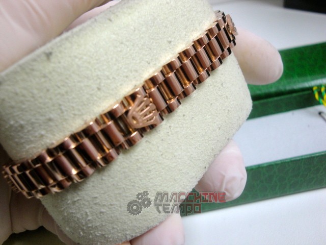 Rolex replica gioielli bracciale jubilèè everose - immagine 11