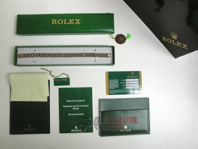 Rolex replica gioielli bracciale jubilèè acciaio everose bi-colour - immagine 2