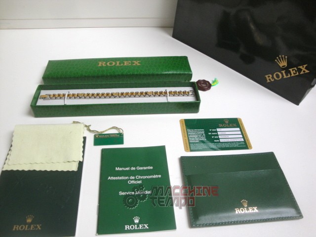 Rolex replica gioielli bracciale jubilèè acciaio oro giallo bi-colour - immagine 3