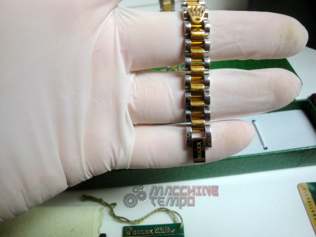 Rolex replica gioielli bracciale jubilèè acciaio oro giallo bi-colour - immagine 5