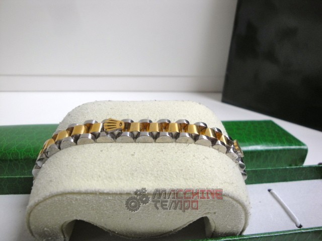 Rolex replica gioielli bracciale jubilèè acciaio oro giallo bi-colour - immagine 9