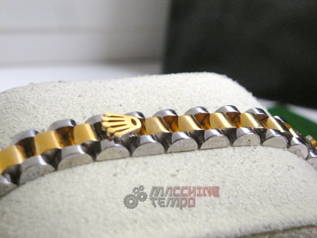 Rolex replica gioielli bracciale jubilèè acciaio oro giallo bi-colour - immagine 10