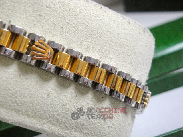 Rolex replica gioielli bracciale jubilèè acciaio oro giallo bi-colour - immagine 12