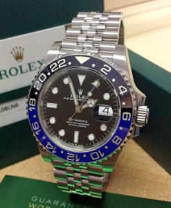 Alternative view of rolex replica GMT master II nero blue BLNR ceramica orologio replica jubilèè bracelet