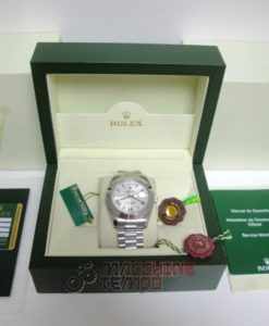 rolex replica daydate ll acciaio white dial president orologio replica copia imitazione