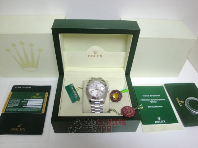 rolex replica daydate ll acciaio white dial president orologio replica copia imitazione