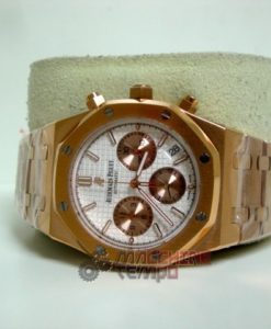 audemars piguet replica chrono offshore leo messi rose gold white dial panda imitazione copia