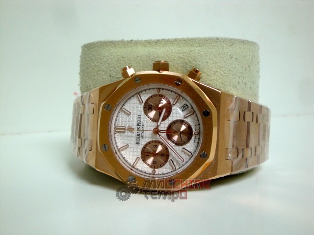 audemars piguet replica chrono offshore leo messi rose gold white dial panda imitazione copia