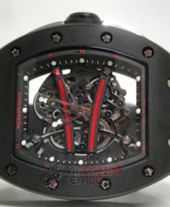 Alternative view of richard mille replica skeletron RM038 bubba watson pro-hunter strip rubber-b