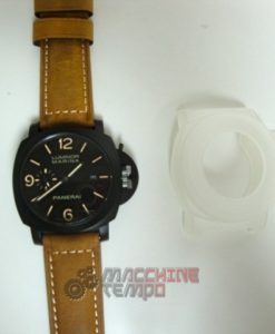 Panerai replica luminor marina pro-hunter pvd cinturino pelle imitazione copia
