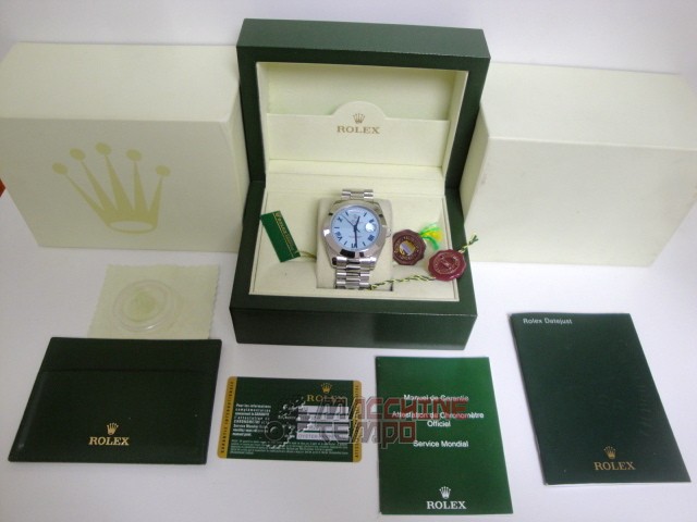 rolex replica daydate ll acciaio cyan dial strip president orologio replica copia imitazione