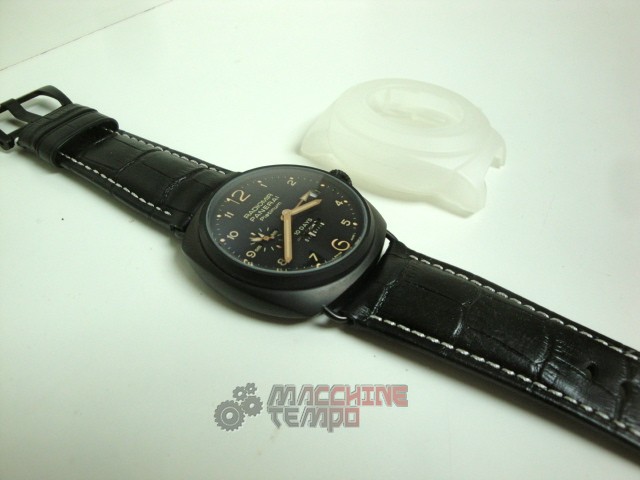 Panerai replica radiomir 10 days platinum cinturino pelle imitazione copia - immagine 4
