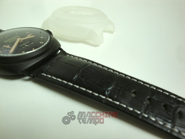 Panerai replica radiomir 10 days platinum cinturino pelle imitazione copia - immagine 5