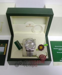 rolex replica daydate ll acciaio argentèè dial president orologio replica copia imitazione