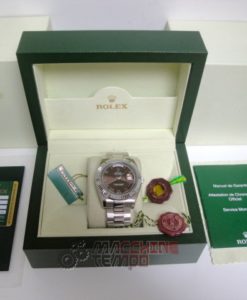 rolex replica daydate ll acciaio brown dial oyster orologio replica copia imitazione