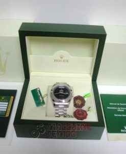 rolex replica daydate ll acciaio black dial president orologio replica copia imitazione