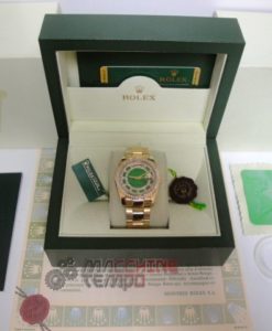 rolex replica daydate ll SARU oro giallo diamond bezel orologio replica copia imitazione