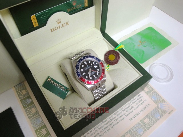 rolex replica GMT master II rosso blue classic jubilèè orologio replica - immagine 3