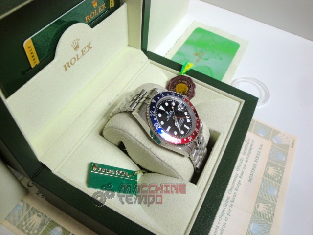 rolex replica GMT master II rosso blue classic jubilèè orologio replica - immagine 4