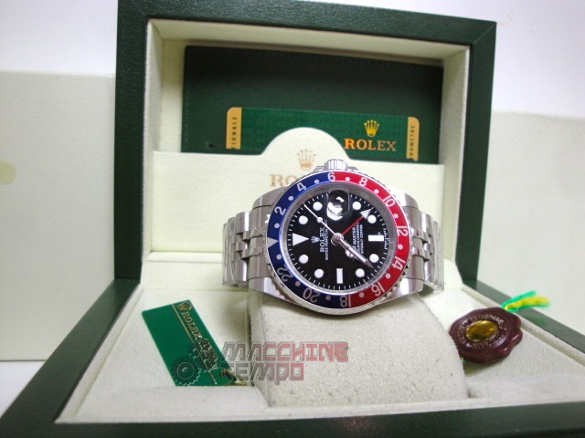 rolex replica GMT master II rosso blue classic jubilèè orologio replica - immagine 7