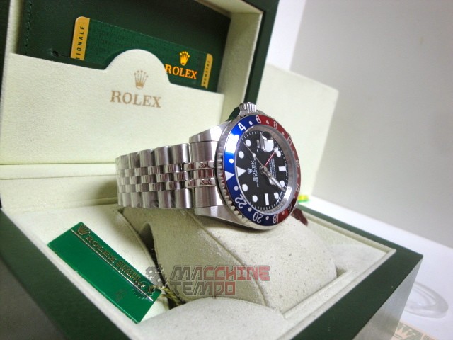 rolex replica GMT master II rosso blue classic jubilèè orologio replica - immagine 9