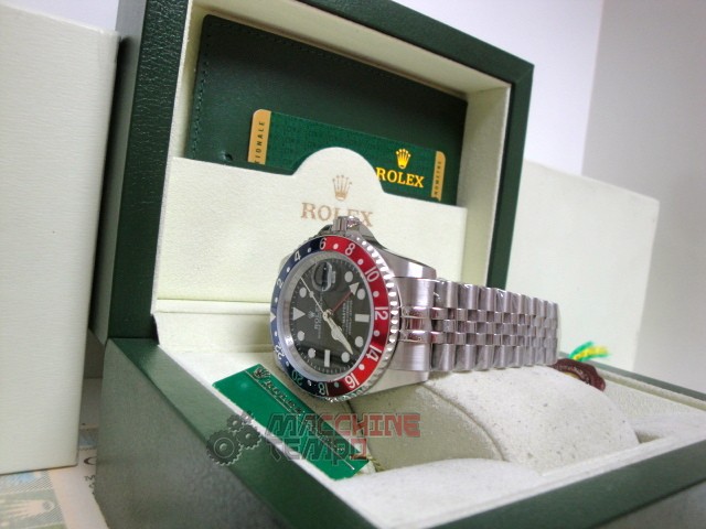 rolex replica GMT master II rosso blue classic jubilèè orologio replica - immagine 10