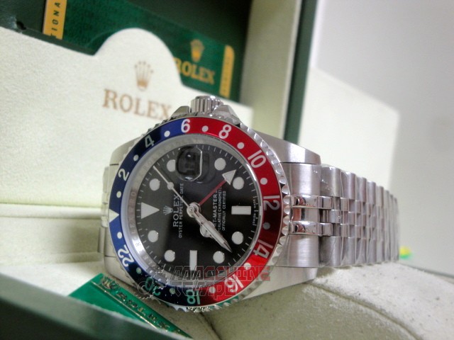 rolex replica GMT master II rosso blue classic jubilèè orologio replica - immagine 11