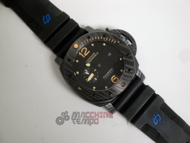 Panerai replica luminor submersible 1950 carbotech 3 days automatic 47mm PAM00616 imitazione copia - immagine 14
