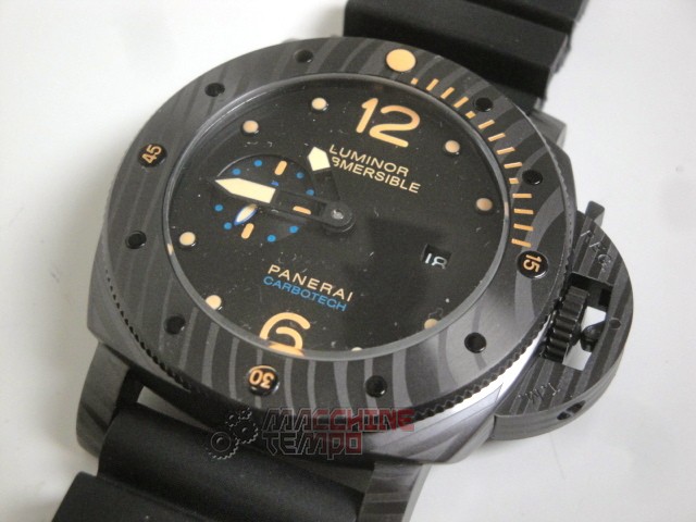 Panerai replica luminor submersible 1950 carbotech 3 days automatic 47mm PAM00616 imitazione copia - immagine 19