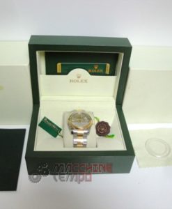 Alternative view of rolex replica datejust acciaio oro oyster grey barrette orologio imitazione