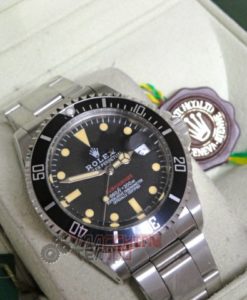 rolex replica vintage submariner data red writing plexi glass