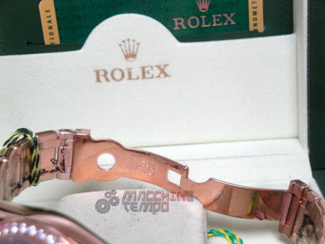 rolex replica pearlmaster rose gold red grape orologio imitazione - immagine 15