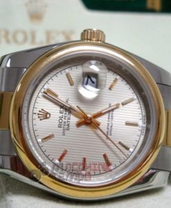 rolex replica datejust acciaio oro oyster grey barrette orologio imitazione
