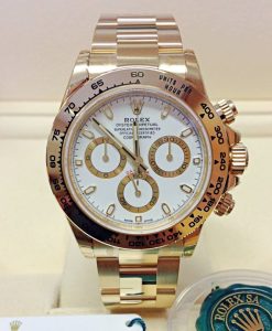 Alternative view of Rolex replica daytona 116508 white dial