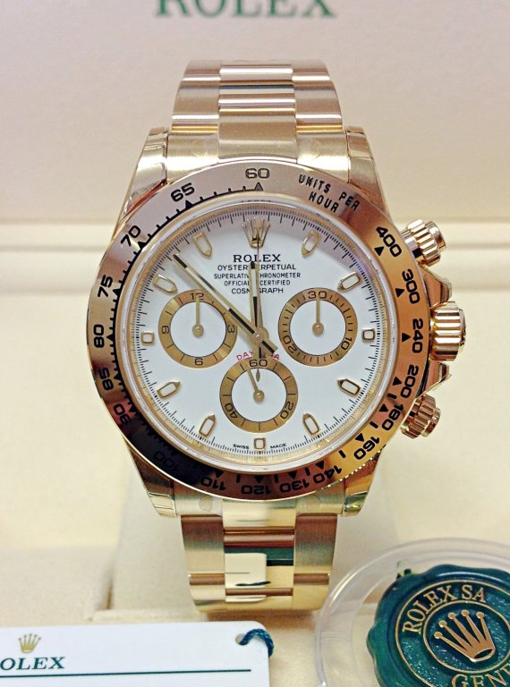 Rolex replica daytona 116508 white dial - immagine 2