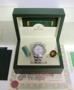 Alternative view of rolex replica yacht master I acciaio white dial edition orologio replica