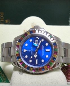 rolex replica yacht master I basilea platinum blue dial SARU edition orologio replica