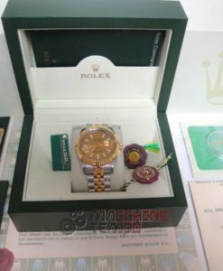 Alternative view of rolex replica datejust acciaio oro giallo gold dial jubilèè orologio imitazione