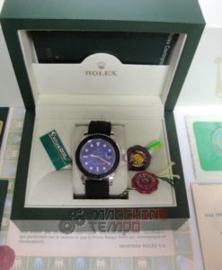 Alternative view of rolex replica yacht master I platinum blu dial rubber-b edition orologio replica