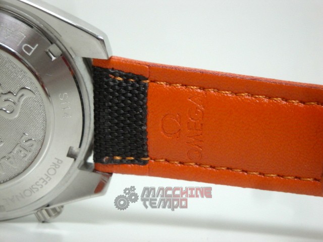 Omega replica seamaster planet ocean acciaio black dial strip cordura imitazione copia - immagine 7