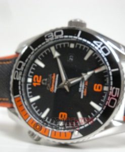 Omega replica seamaster planet ocean acciaio black dial strip cordura imitazione copia
