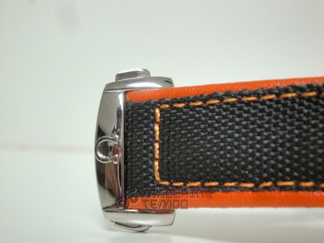 Omega replica seamaster planet ocean acciaio black dial strip cordura imitazione copia - immagine 11