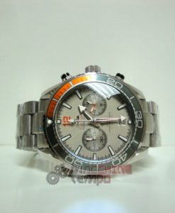 Alternative view of Omega replica seamaster planet ocean co axial accaio grey dial imitazione copia