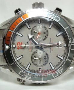 Omega replica seamaster planet ocean co axial accaio grey dial imitazione copia