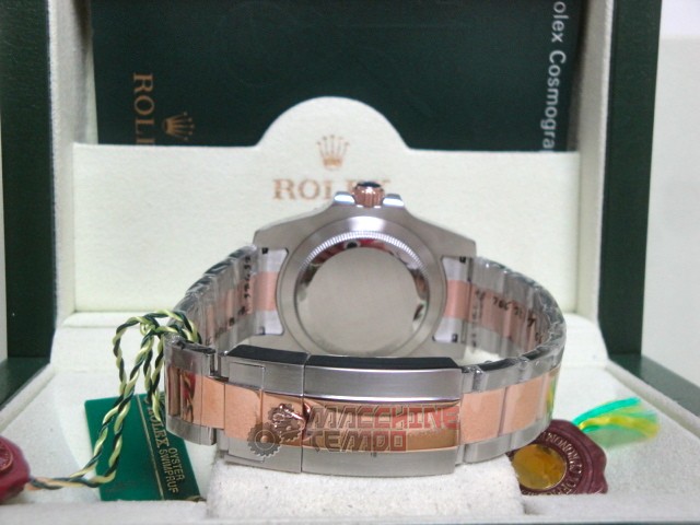 rolex replica GMT master II acciaio rose gold 126711CHNR ceramichon bezel - immagine 12