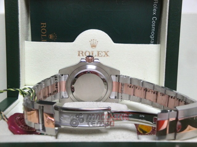 rolex replica GMT master II acciaio rose gold 126711CHNR ceramichon bezel - immagine 13