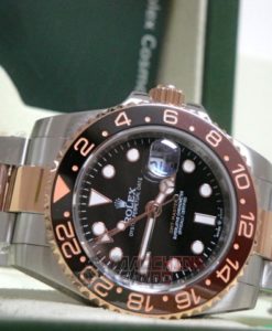 rolex replica GMT master II acciaio rose gold 126711CHNR ceramichon bezel