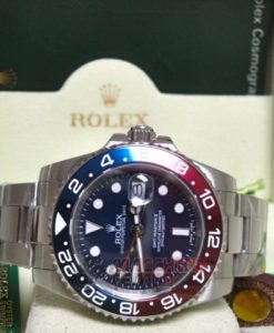 rolex replica GMT master II white gold dial blue 116719BLRO ceramichon bezel
