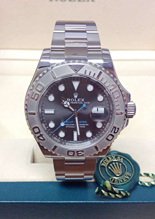 Rolex replica yacht master I 116622 rhodium dial - immagine 2