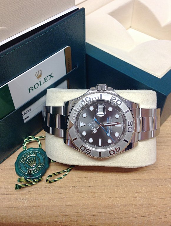 Rolex replica yacht master I 116622 rhodium dial - immagine 4